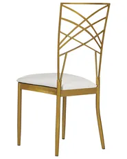 Ruokatuolisetti 2 kpl GIRARD Metalli Kulta_913461