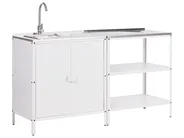 2-delat utekök med vask VILAMA Vit Metall_974054