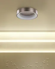 LED-taklampa DAWEI Metall Ljusbrun_824576