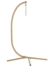 Hanging Chair with Stand ARCO Metal Beige_844249