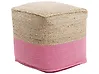 Pouffe KIRAMA Jute Pink