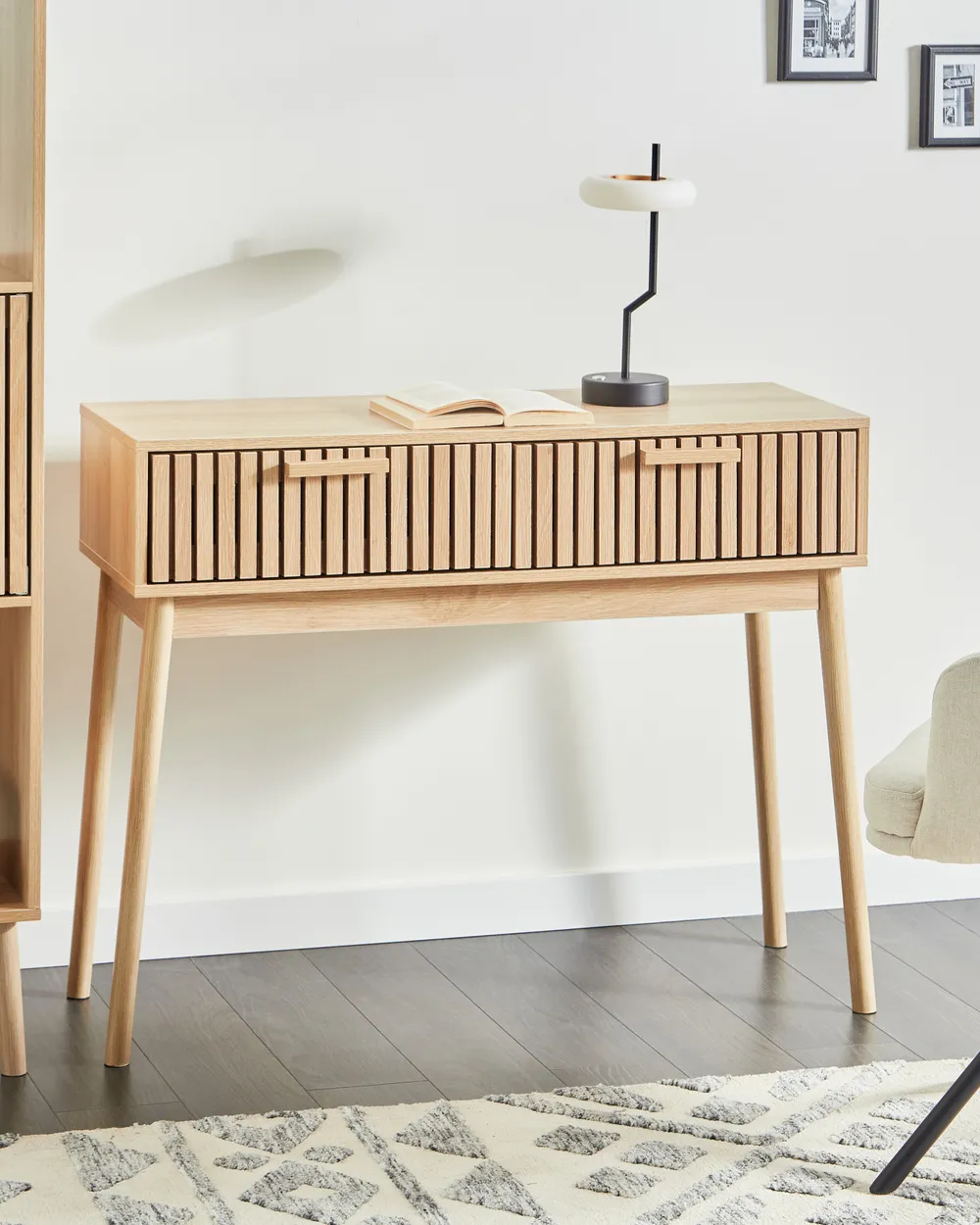 Console Table LYNWOOD Light Brown