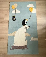 Barnmatta BARUS Flerfärgad 80 x 150 cm Bomull_1055349