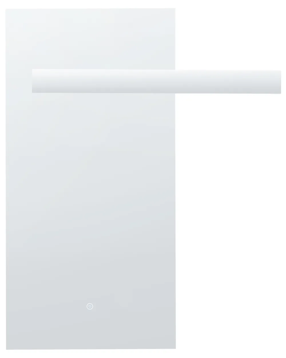 LED Bathroom Mirror MAUX 83 cm 100 cm Silver