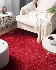 Shaggy Rug CIDE Red 160 x 230 cm_1177398