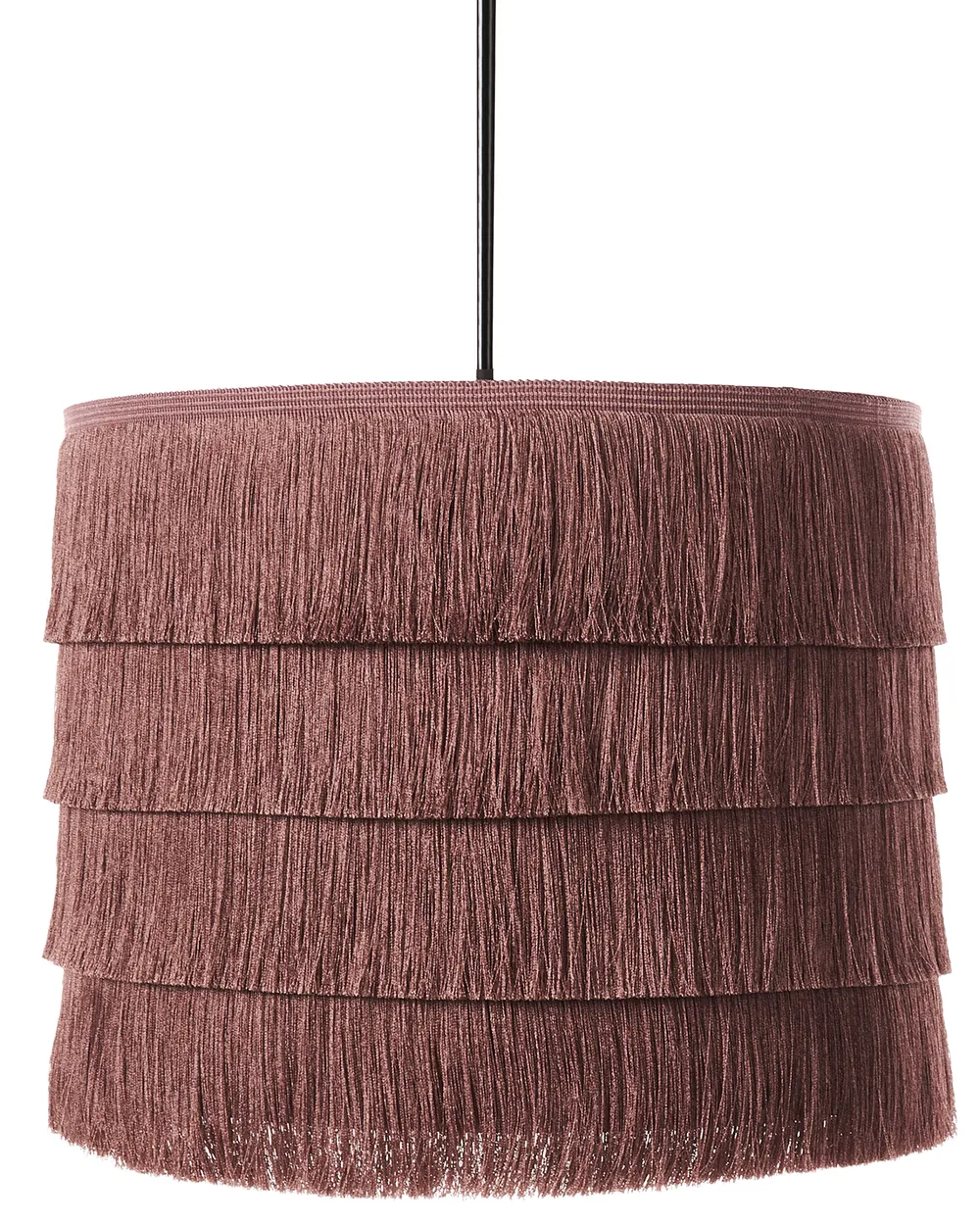Pendant Lamp SUAPURE Fabric Pink