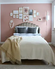Bed Velvet AMBILLOU 120 x 200 cm (EU Small Double) Taupe_1052581