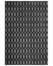 Rug CIZRE Dark Grey 140 x 200 cm Viscose_750478