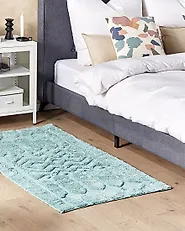 Matta SIRNAK Mintgrön 80 x 150 cm Bomull_1178509