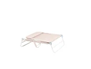 Sun Lounger KASTORIA Reclining Metal Beige_1031940