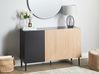 Cabinet BLYTHE Natural Ash Wood Black