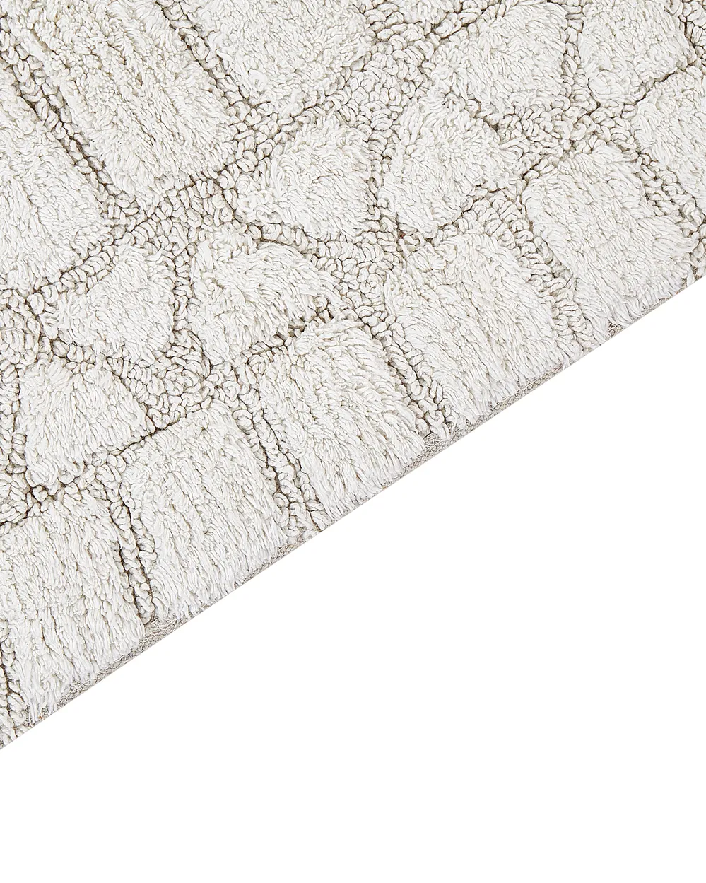 Badrumsmatta TEKKE Ljusbeige 60 x 90 cm Bomull_905511