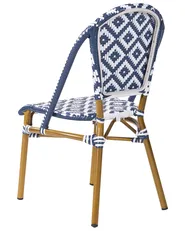 Garden Dining Set 4 Seater RIFREDDO PE Rattan Blue_798843