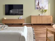 4 Door Sideboard DELORAINE Light Brown_1125887