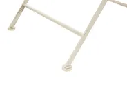 Garden Dining Set 4 Seater BIVIO Folding Metal Off-White_807861