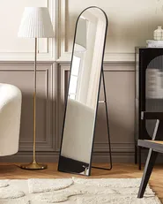 Standing Mirror BAGNOLET 150 cm Metal Black_830378