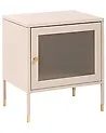 Yöpöytä OSSETT Metalli Beige