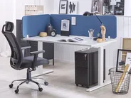 Skiljevägg för skrivbord WALLY 120 x 40 cm Blå_1136291