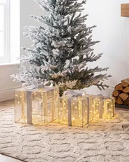 Utomhusdekoration LED ARNES 25/20/15 cm Julklappar Silver_1118461