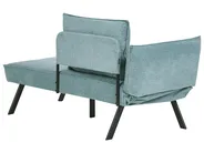 Left-Hand Chaise Longue ROCAMADOUR Fabric Light Blue_1029298
