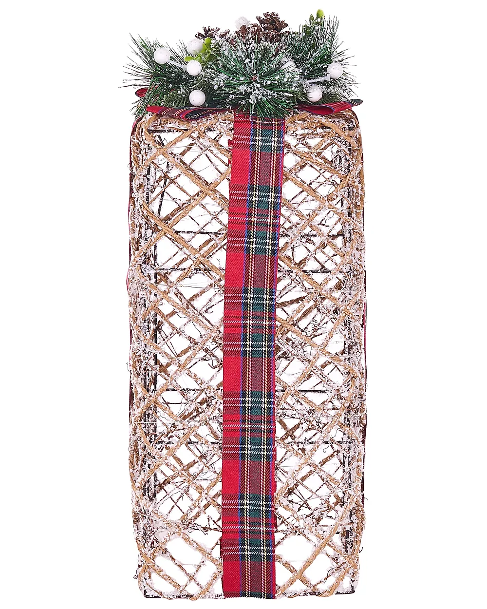 Set med 3 juldekorationer LED KAUSALA 65/55/45 cm Julklappar Brun_1179611