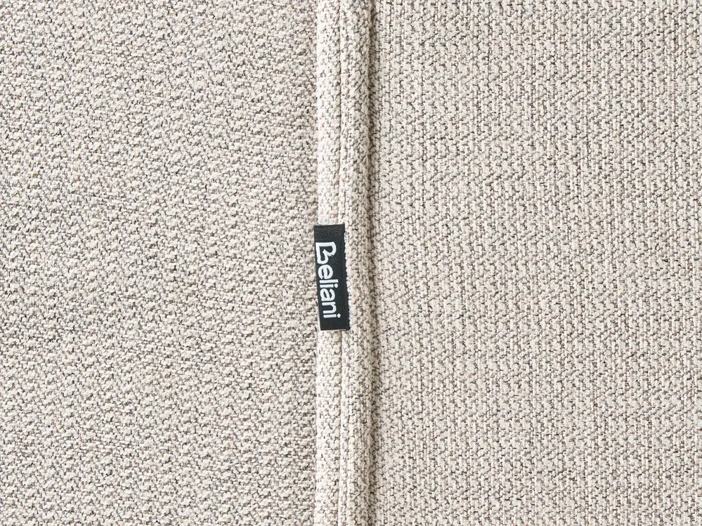 Corner Sofa 3 Seater DOLVA Fabric Light Beige Right Hand_984419