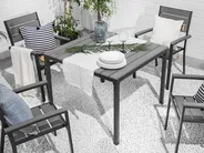 Garden Dining Set 4 Seater PRATO Grey_741553