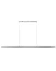 LED Pendant Lamp BADDANA Metal Silver_1069453