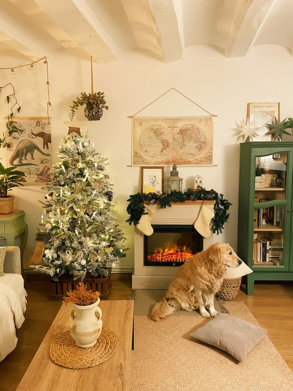 Artificial Snowy Christmas Tree TOMICHI 210 cm White_836732