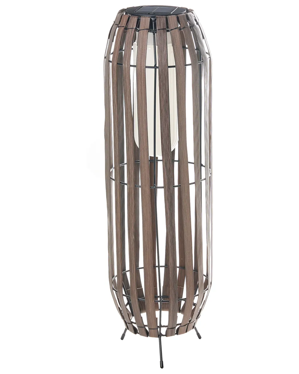 Solar Powered Lantern MUZIZI 69 cm Dark Brown