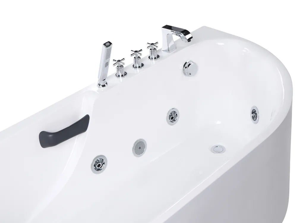 Massagebadkar SAYULA 1700 x 800 mm Vit Högervänd_1029495