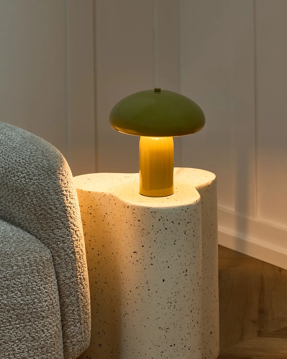 Table Lamp SANYA Metal Olive Green