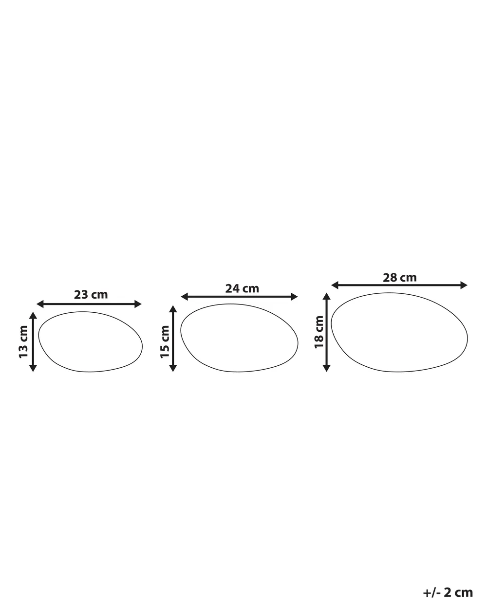 Set med 3 LED-dekorationslampor för utomhusbruk FARALLON med fjärrkontroll Vit_960840