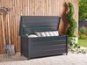 Storage Box CAMPALTO 113 cm 50 cm Metal Dark Grey