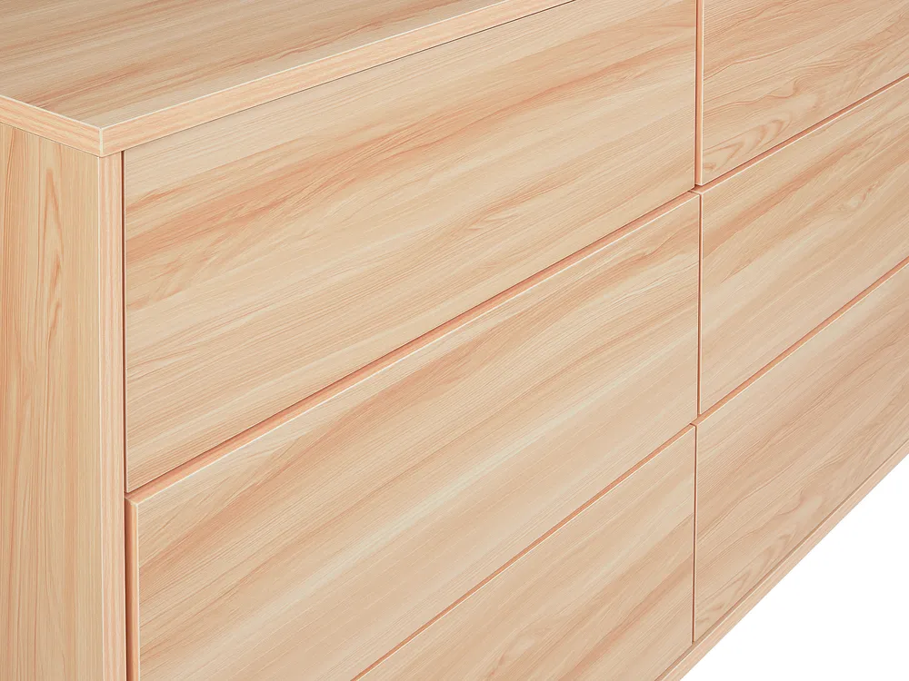 6 Drawer Chest SHARPE Light Brown_916286