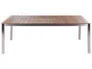 Garden Dining Table VIAREGGIO 200 cm 90 cm Certified Teak Wood Brown_882915
