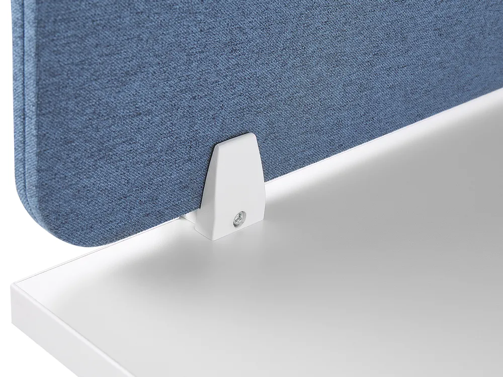 Desk Screen WALLY 180 x 40 cm Blue_800749