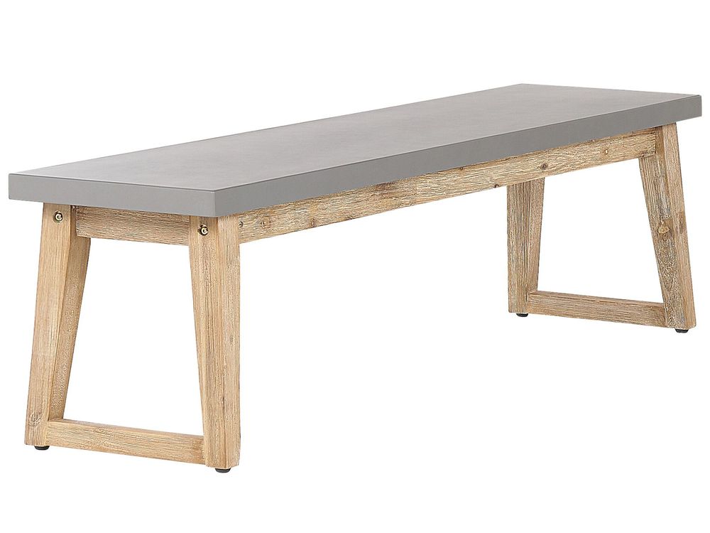 Garden Bench ORIA 160 cm Concrete Grey
