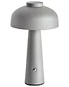 Wireless LED Table Lamp AGUSAN with Dimmer Metal Grey