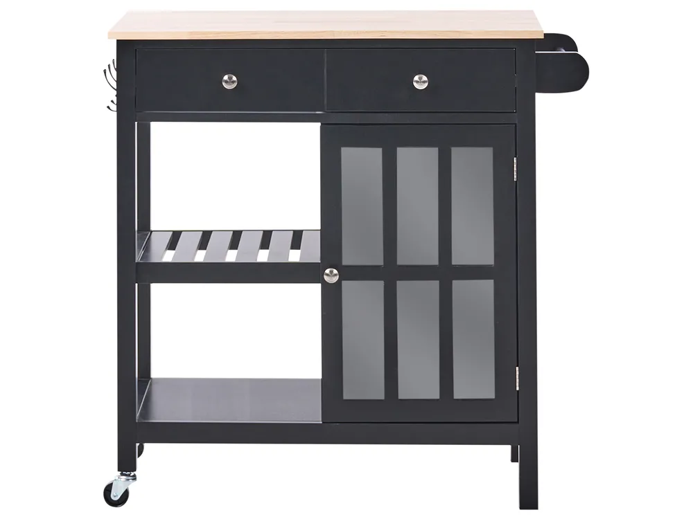 Kitchen Trolley GENOA Black_1029961