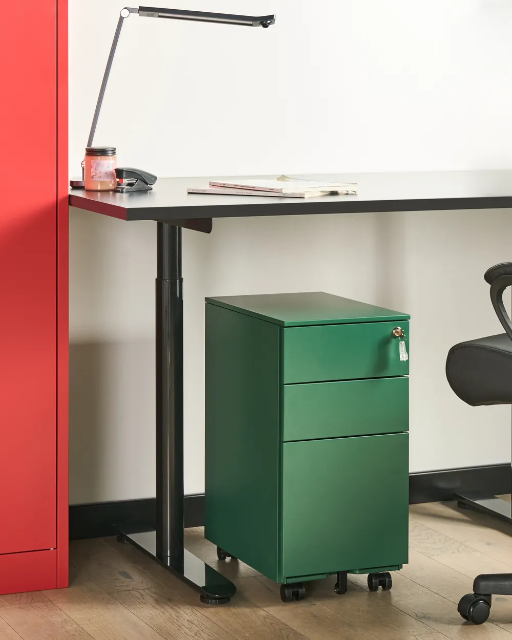 Storage Unit BOLSENA Metal Green