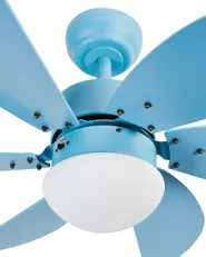 Ceiling Fan with Light LOGAR with Remote LED Blue_982292