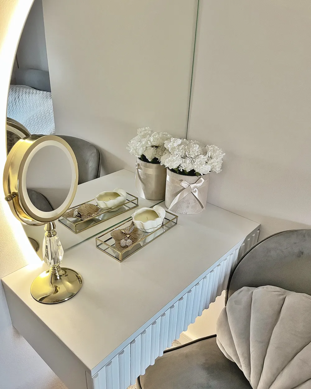 Makeup Mirror LED MAURY Gold_877822