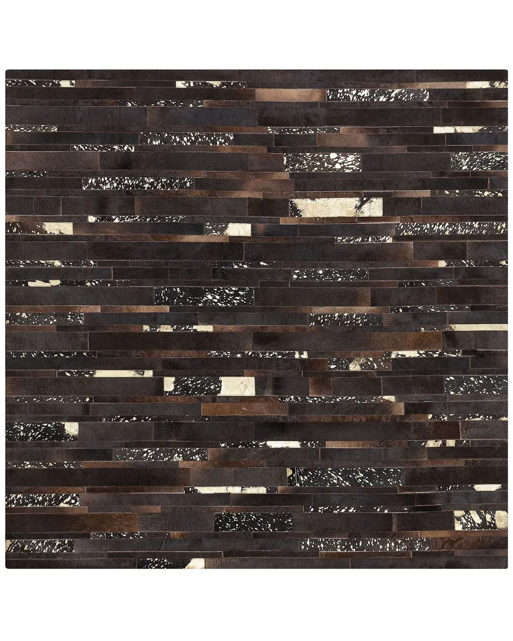 Rug ARTVIN Brown 200 x 200 cm Leather_745593