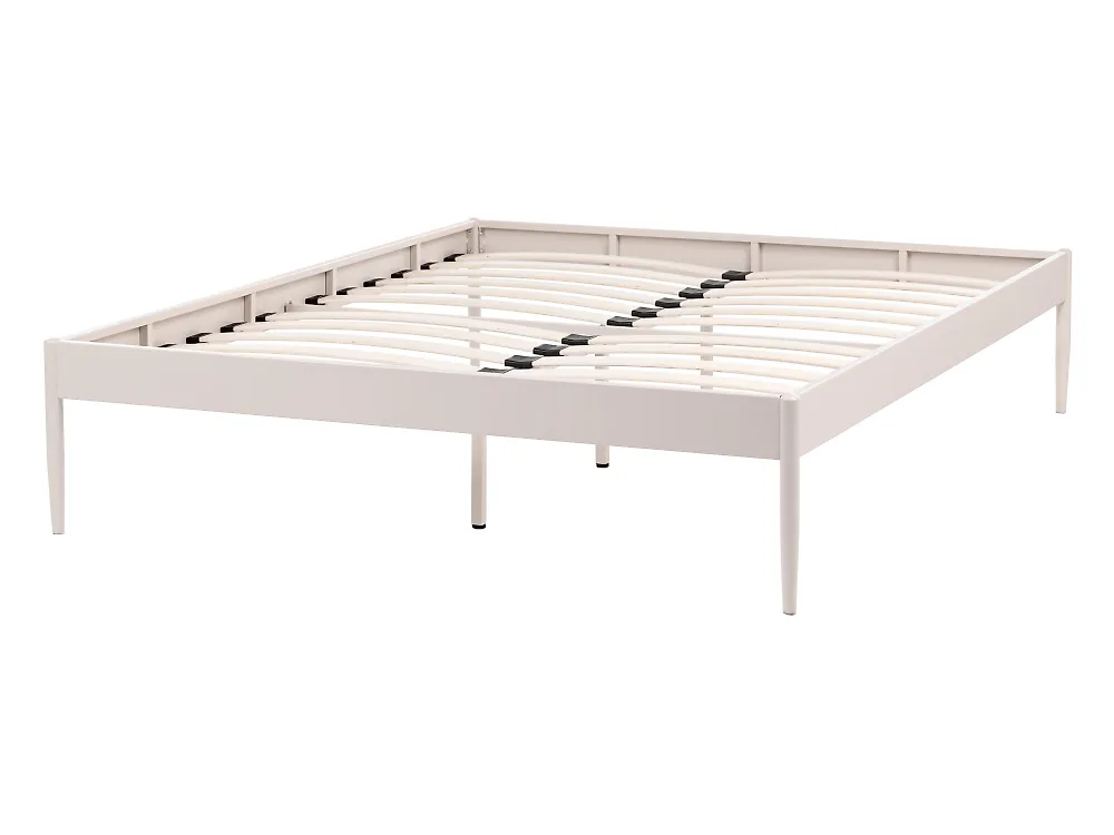 Sänky Metalli VAURS 140 x 200 cm Vaaleanbeige_1165427