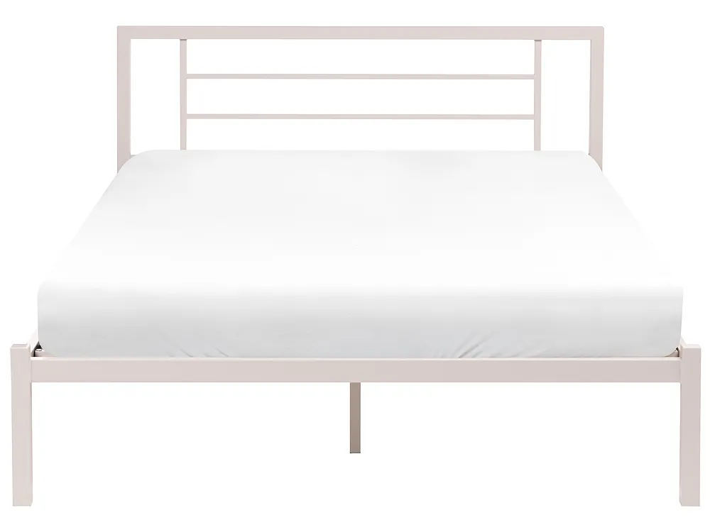 Sänky Metalli CUSSET 140 x 200 cm Vaaleanbeige_1162073