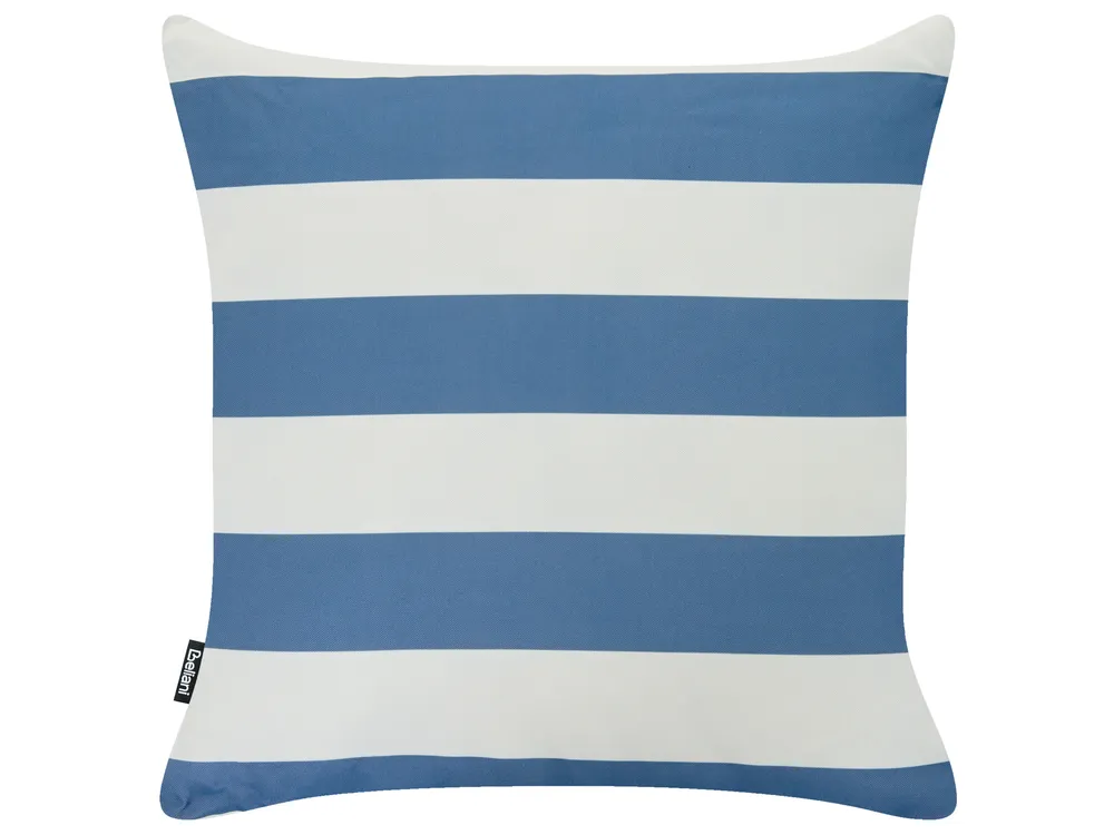 Set of 3 Outdoor Cushions DEUTZIA Geometric Pattern 45 x 45 cm Light Blue_1135512
