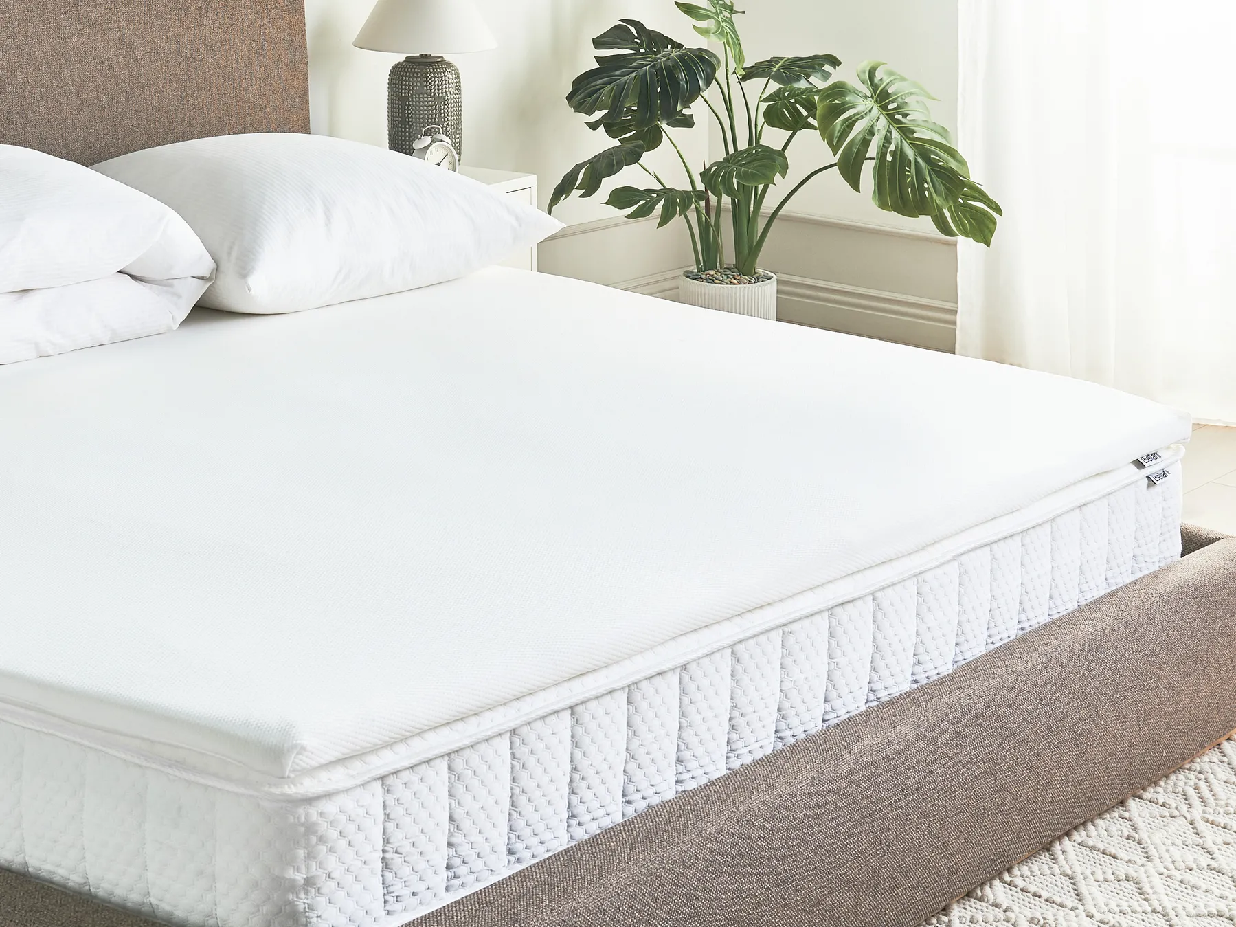 PU Foam Mattress Topper RESTFUL 180 x 200 cm (Super King Size)_972277