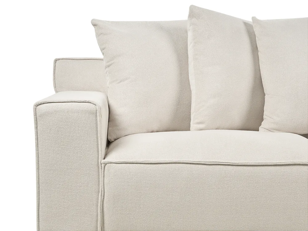 Soffa 3-sits VISKAN Chenille Off-White_903505