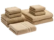 Pyyhesetti 9 kpl ATAI Puuvilla Beige_1067799